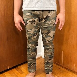EXPRESS MEN Camouflage Skinny Stretch Pants